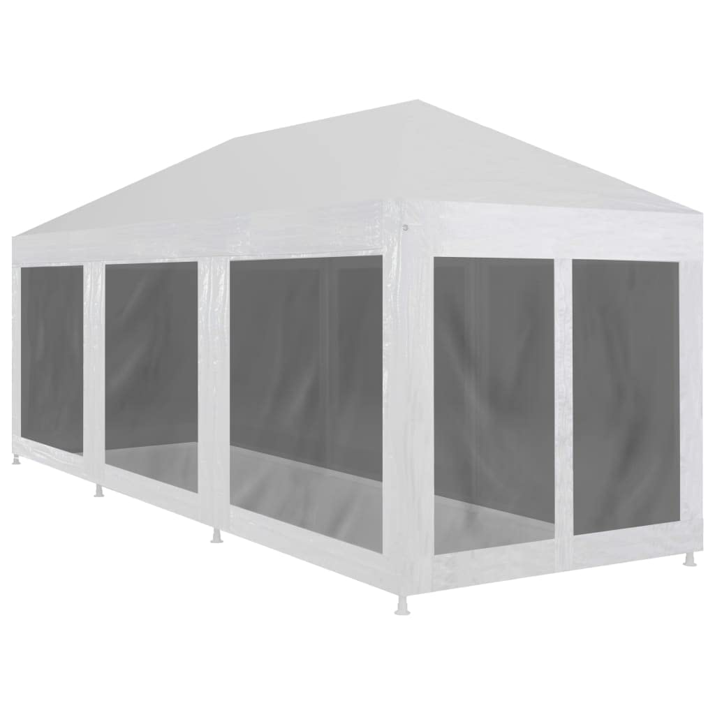 vidaXL 10'x20' Party Tent with 8 Mesh Sidewalls - Waterproof Outdoor Canopy for Garden, Patio, Lawn, Terrace, Balcony, Backyard, Camping, Weddings & Events | Perfect for BBQs, Parties, Markets & Outdoor Gatherings