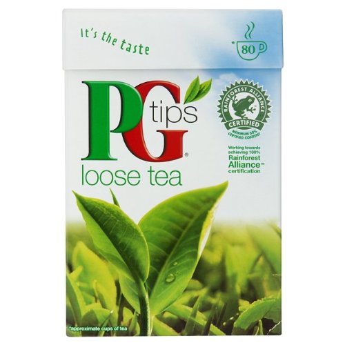 PG Tips Loose Black Tea - 4X250G (80 Cups) | Premium British Tea Bags Alternative | Perfect for Afternoon Tea, Office Break or Relaxing at Home