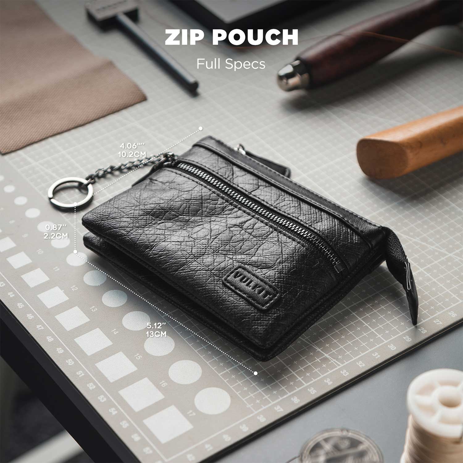 RFID Blocking Waterproof Card Wallet with Removable Keychain - Secure Travel & Everyday Use for Credit Cards, IDs & Cash