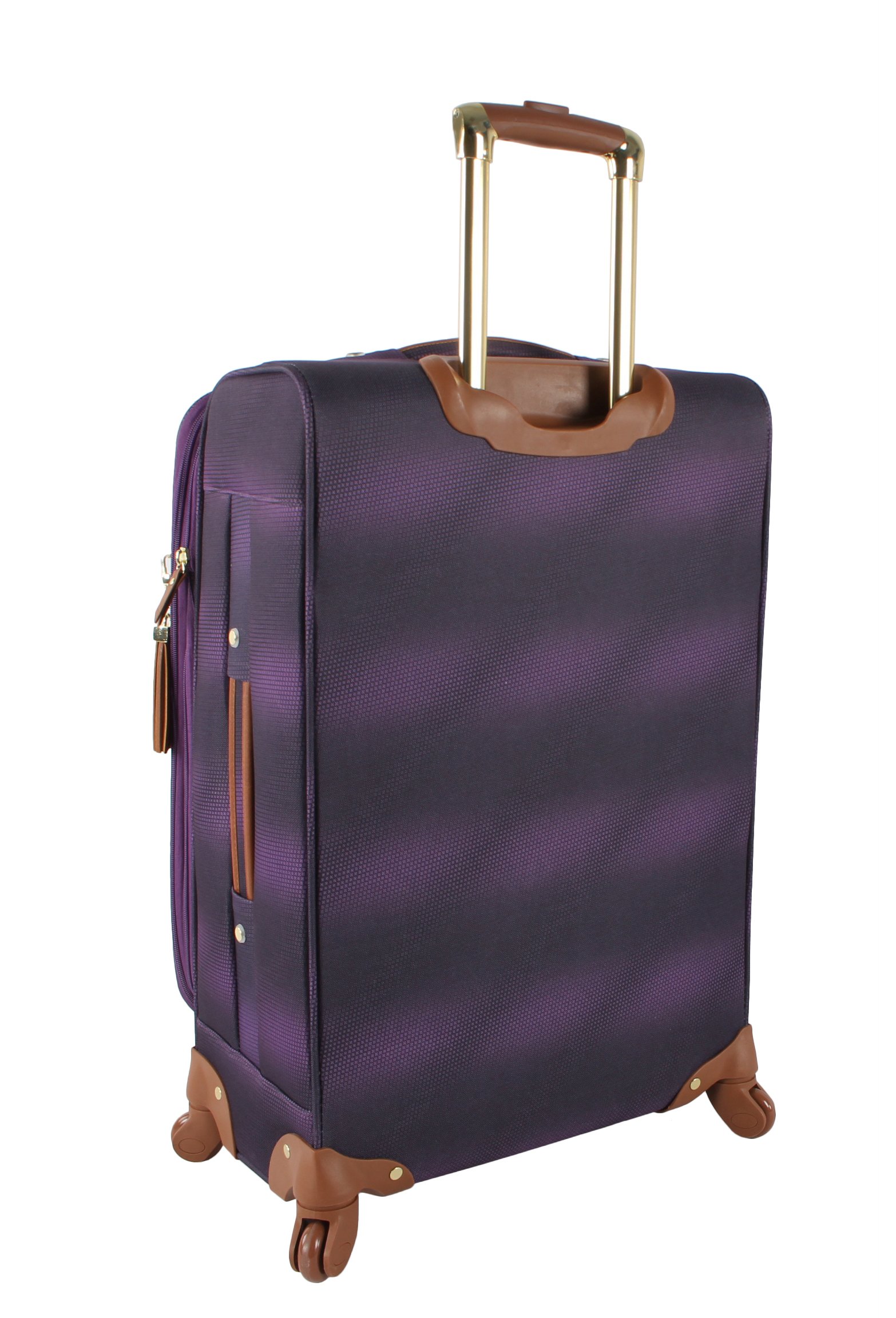 Steve Madden Unisex-Adult Luggage Spinner Suitcase - Shadow Purple, One Size Carry-On for Travel, Business Trips & Vacations