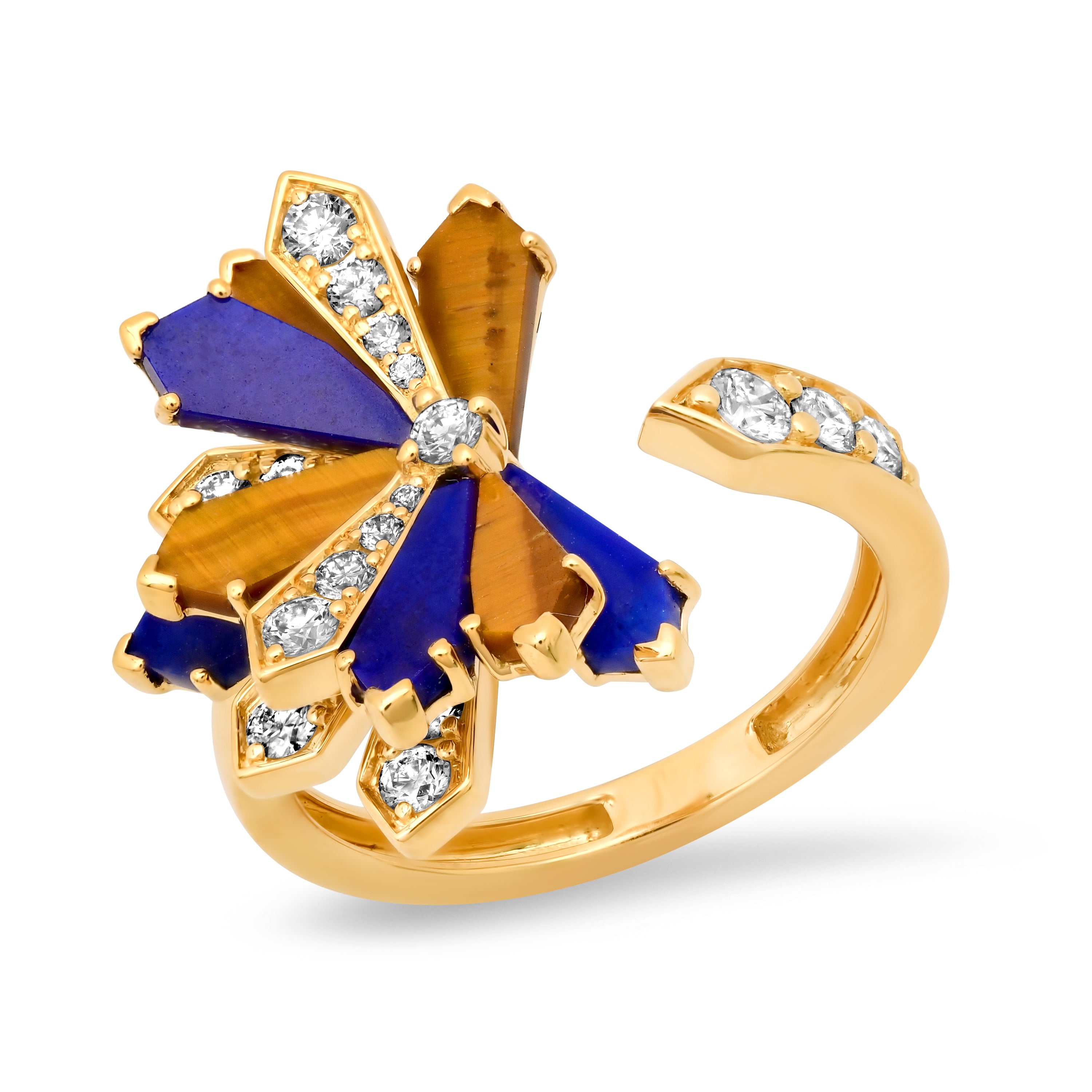 Stylish Penacho Fan Ring Set - 4 Elegant Ring Combinations for Women | Perfect for Parties, Weddings & Everyday Fashion Accessories