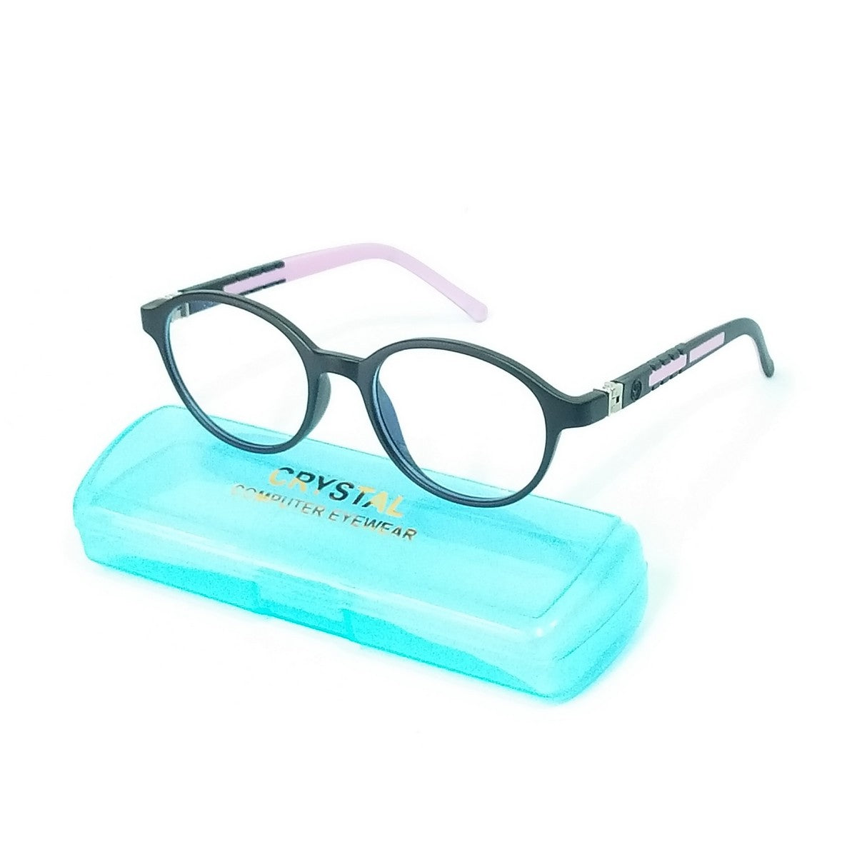 Retro Round Blue Light Blocking Glasses for Kids Age 5-8 | TR65 | Computer & Reading Eyewear for School & Screen Time