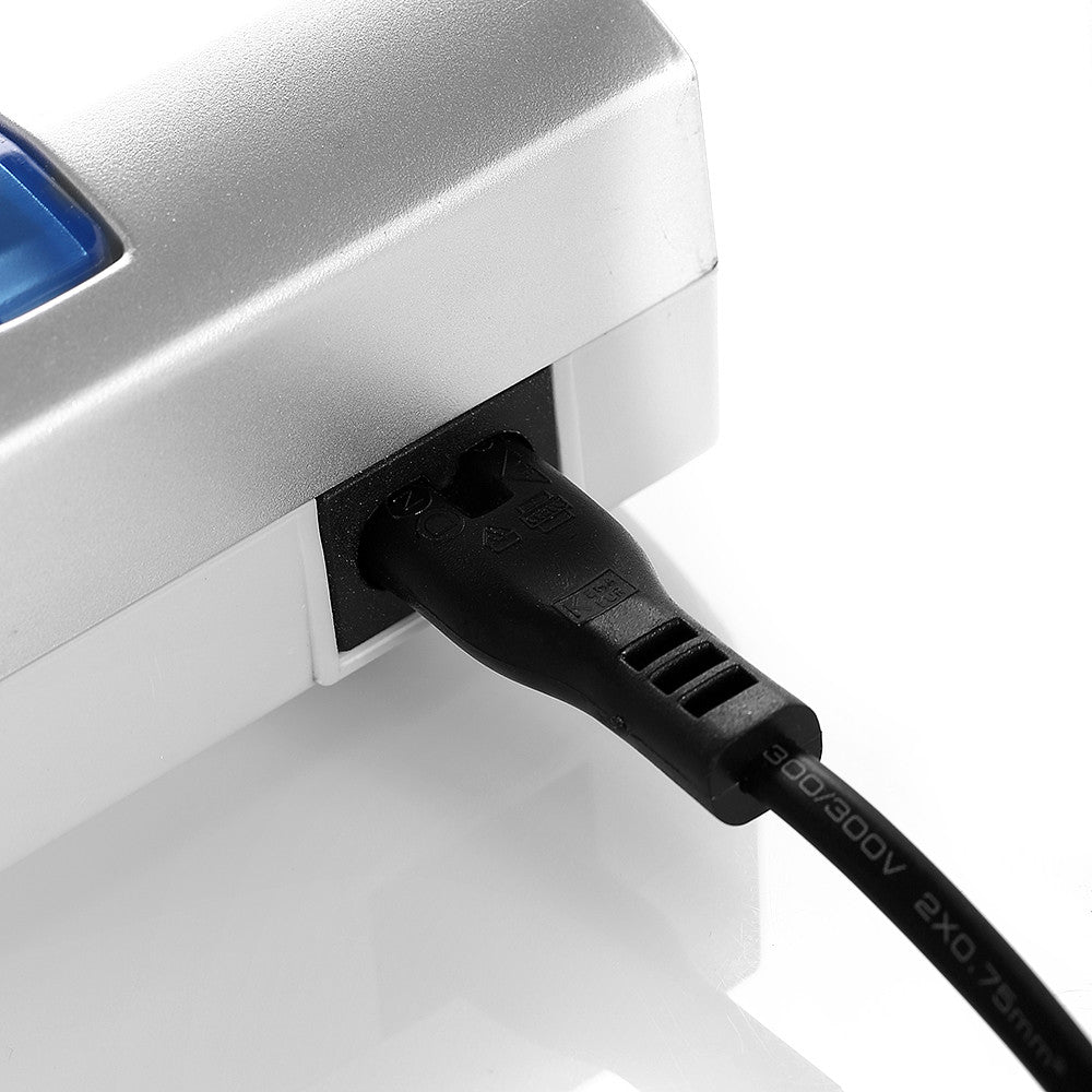 EBL 837 Universal Battery Charger for AA AAA 9V C D NiMH NiCD Rechargeable Batteries - Fast Charging for Home, Office, and Travel Use