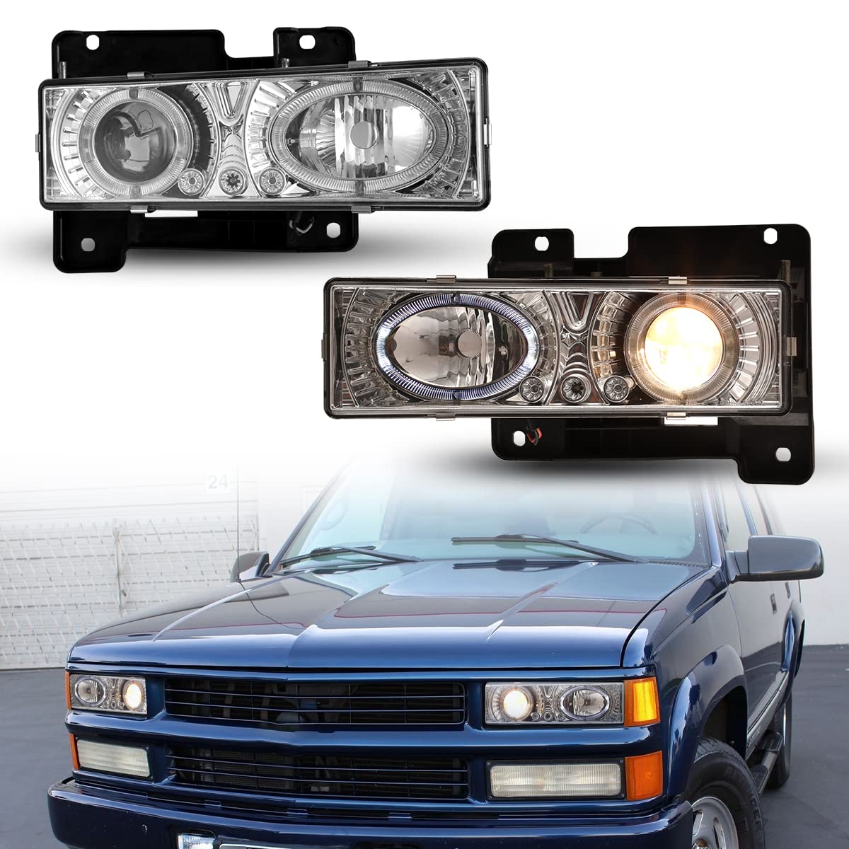 Nixon Offroad Headlights for Chevy Suburban Tahoe Blazer - Perfect for Night Driving