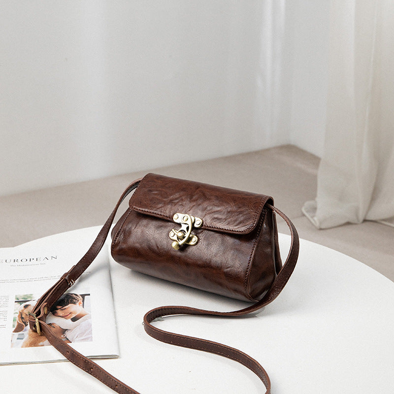 Authentic Italian Leather Crossbody Bag for Women - Stylish & Durable Handbag for Travel, Work & Everyday Use