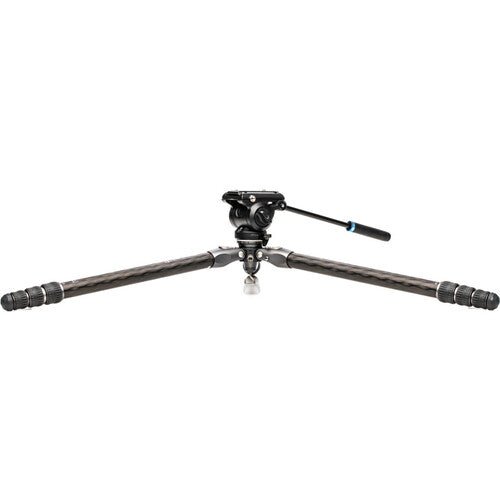 Benro Tortoise Carbon Fiber 3 Series Tripod with S4Pro Video Head - Lightweight Professional Tripod for DSLR Cameras, Video Shooting & Outdoor Photography