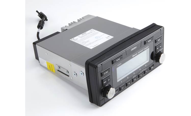 Clarion M608 Marine Bluetooth Waterproof 4-Zone Digital Media Receiver - Single DIN Chassis for Boats, Yachts & Watercraft - Perfect for Marine Audio Systems & Outdoor Entertainment