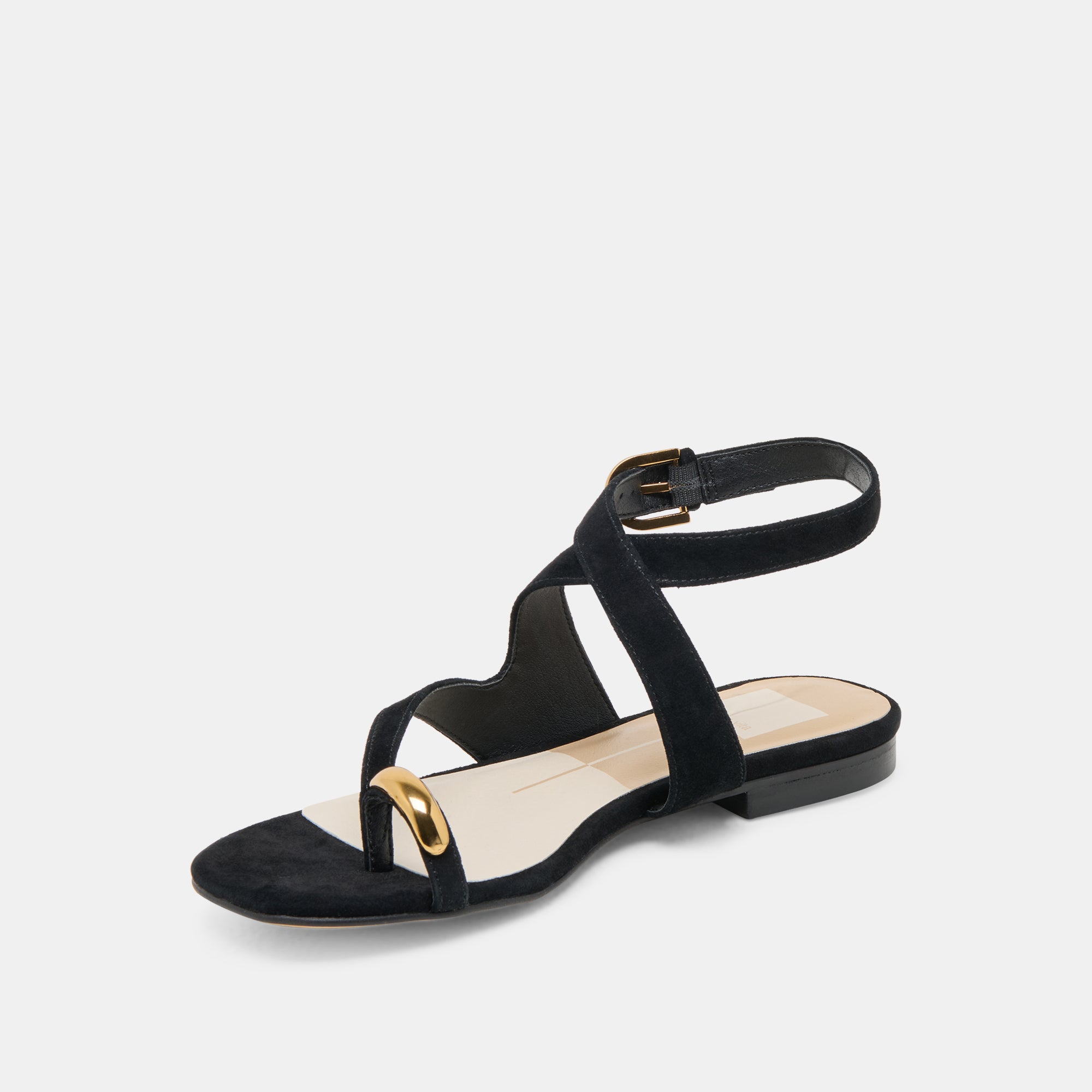 Earla Onyx Suede Sandals for Women - Comfortable & Stylish Summer Footwear - Perfect for Beach, Vacation, and Casual Outings