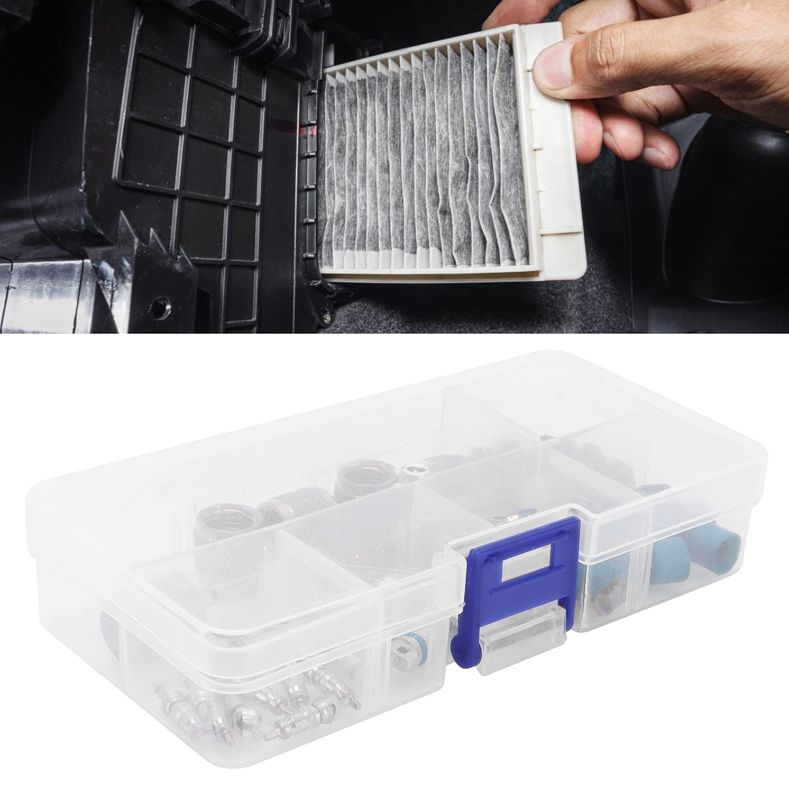 High-Quality A/C Valve Core & Service Kit - Durable Anti-Wear for Home & Car Air Conditioners | Perfect for AC Maintenance & Repair