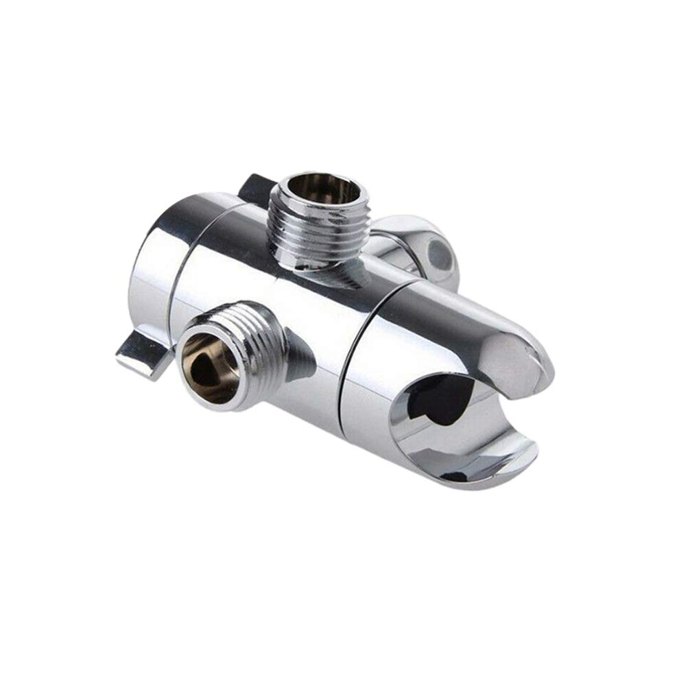 Hemoton Handheld Shower with Diverter Valve - 1pc Bathroom Shower Arm Bracket for Easy Switching Between Fixed and Handheld Showers - Perfect for Bathing Pets, Kids & Hair Washing