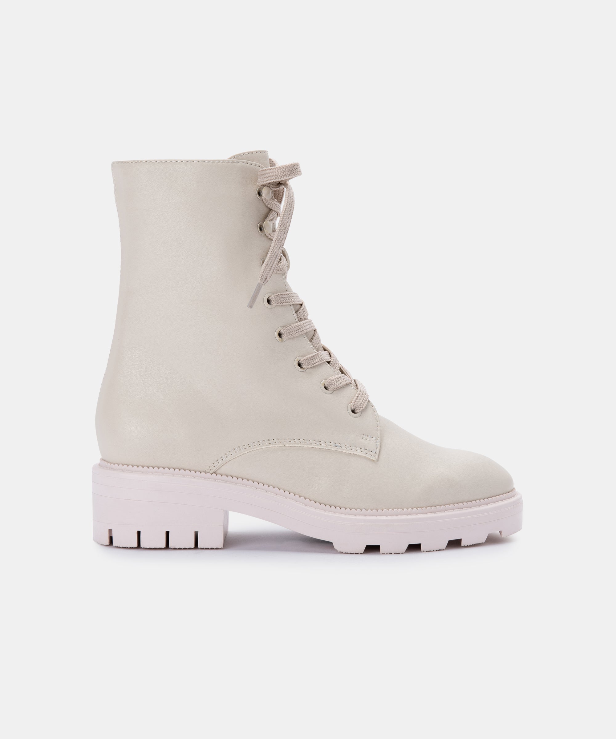 LOTTIE BOOTS IVORY LEATHER Women's Fashion Ankle Boots - Comfortable & Stylish for Fall/Winter Outfits | Perfect for Casual Wear, Office & Date Nights