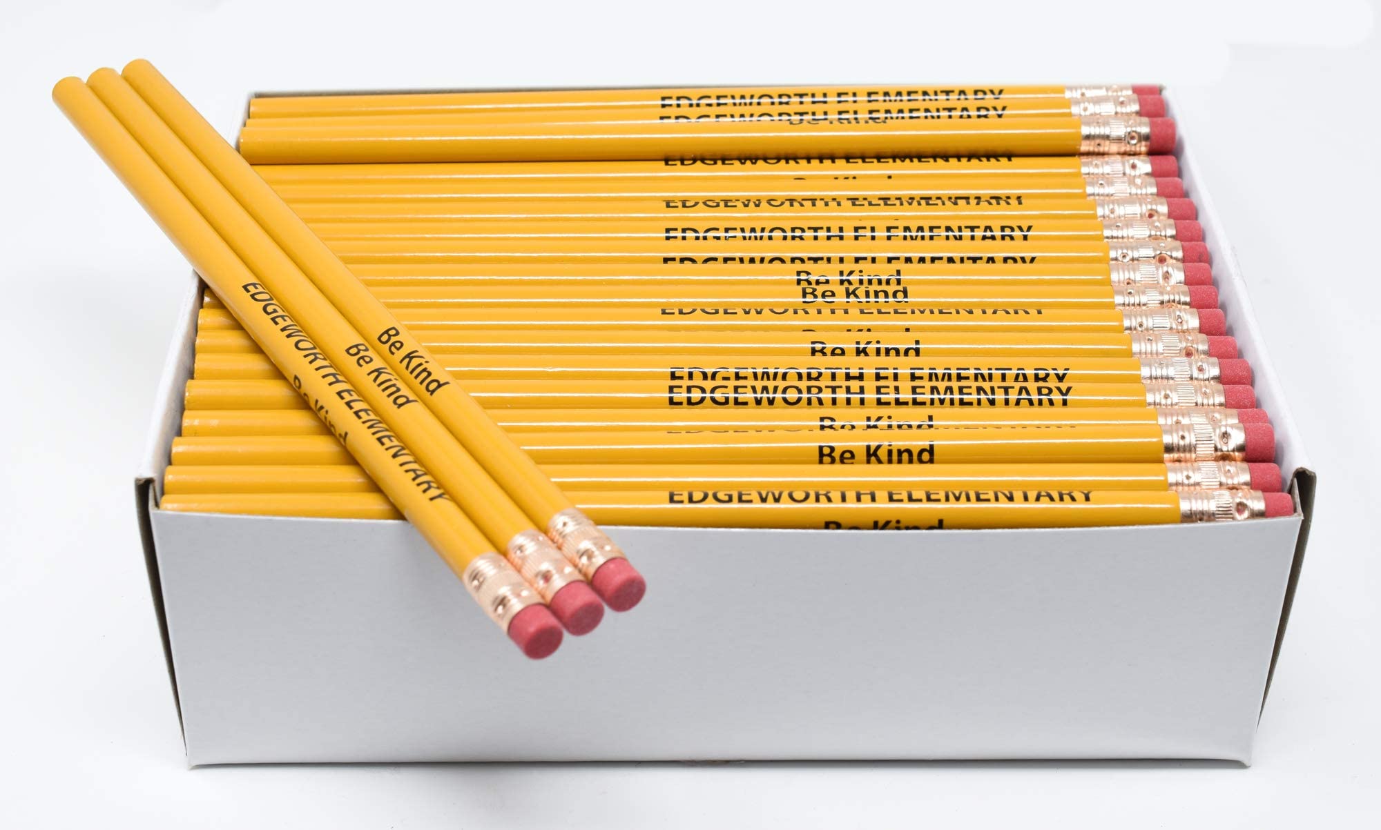 Custom Printed Round Pencils - Bulk 1000 Pcs for Promotional Giveaways, Branding & Office Supplies - Perfect for Trade Shows, School Events & Corporate Gifts