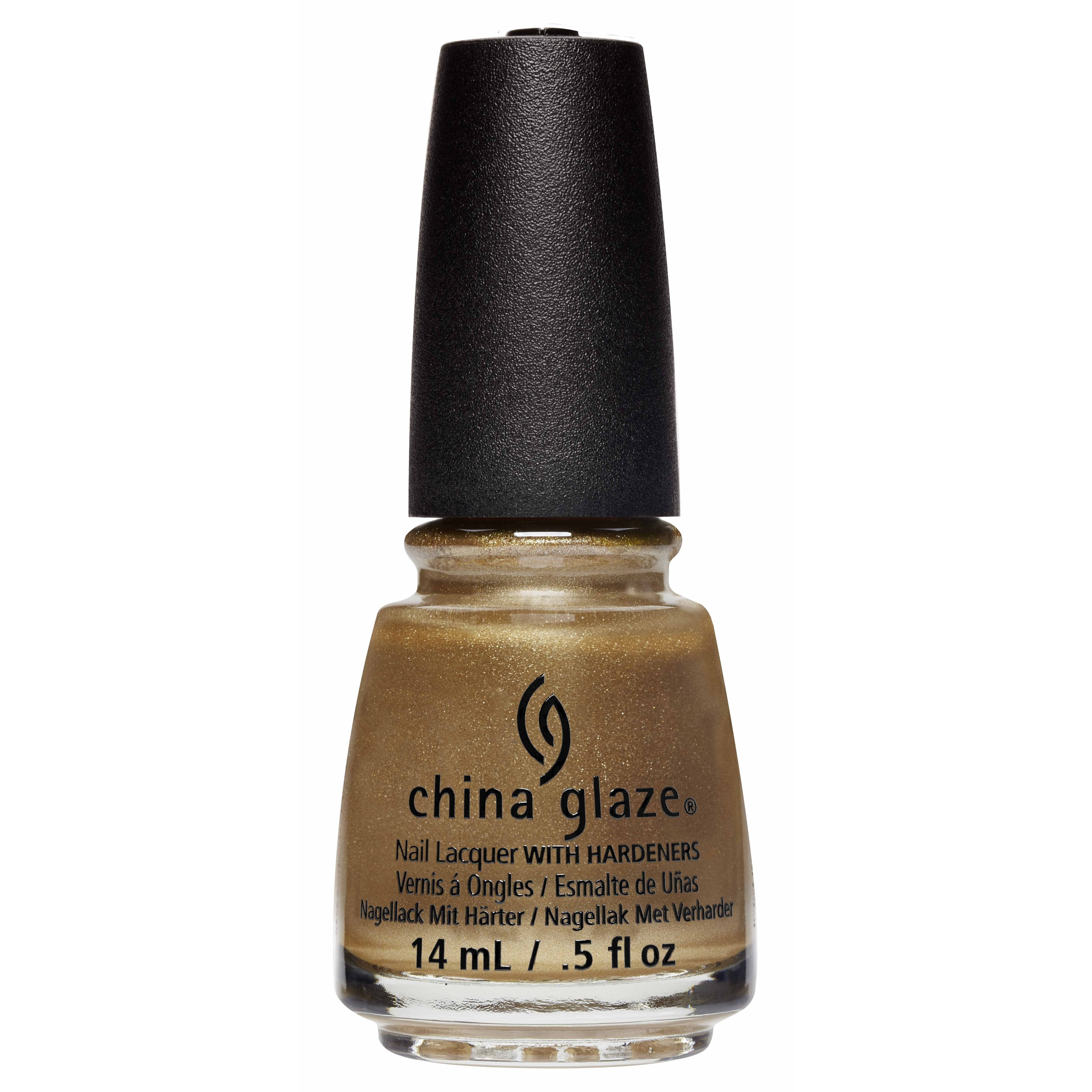 China Glaze Truth In Gold Nail Polish - 0.5 oz / 14.7ml (Shade #84013) - High Shine Metallic Gold Finish for Parties, Weddings & Special Occasions