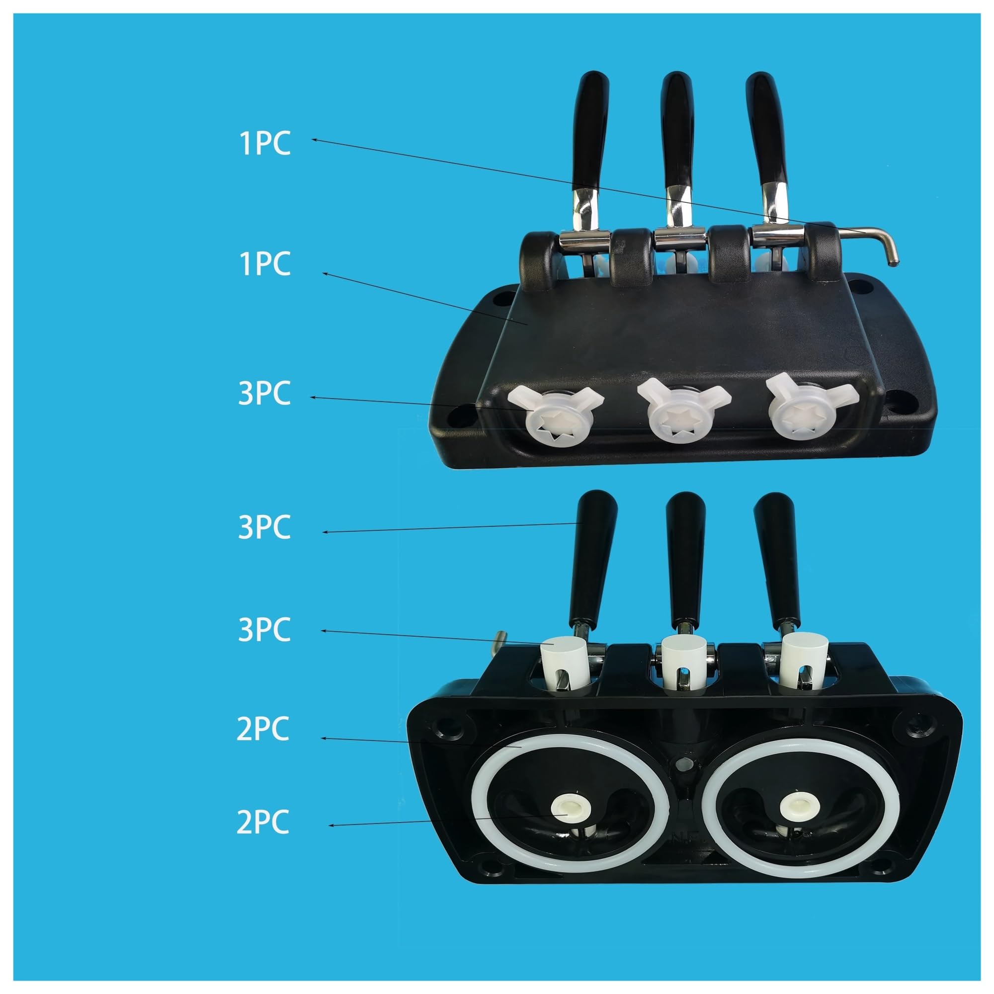 Replacement Front Panel Spare Parts for Ice Cream Maker - Compatible with Soft Serve Machines | Perfect for DIY Repairs & Commercial Ice Cream Shop Maintenance