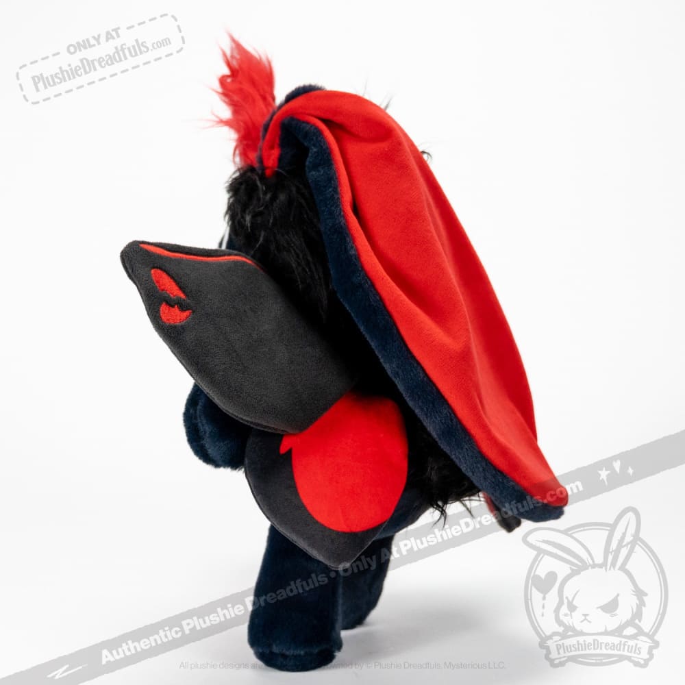 Plushie Dreadfuls Emo Moth Rabbit Stuffed Animal - Soft Cute Plush Toy for Kids, Teens & Collectors | Perfect for Gifts, Bedroom Decor & Emotional Support