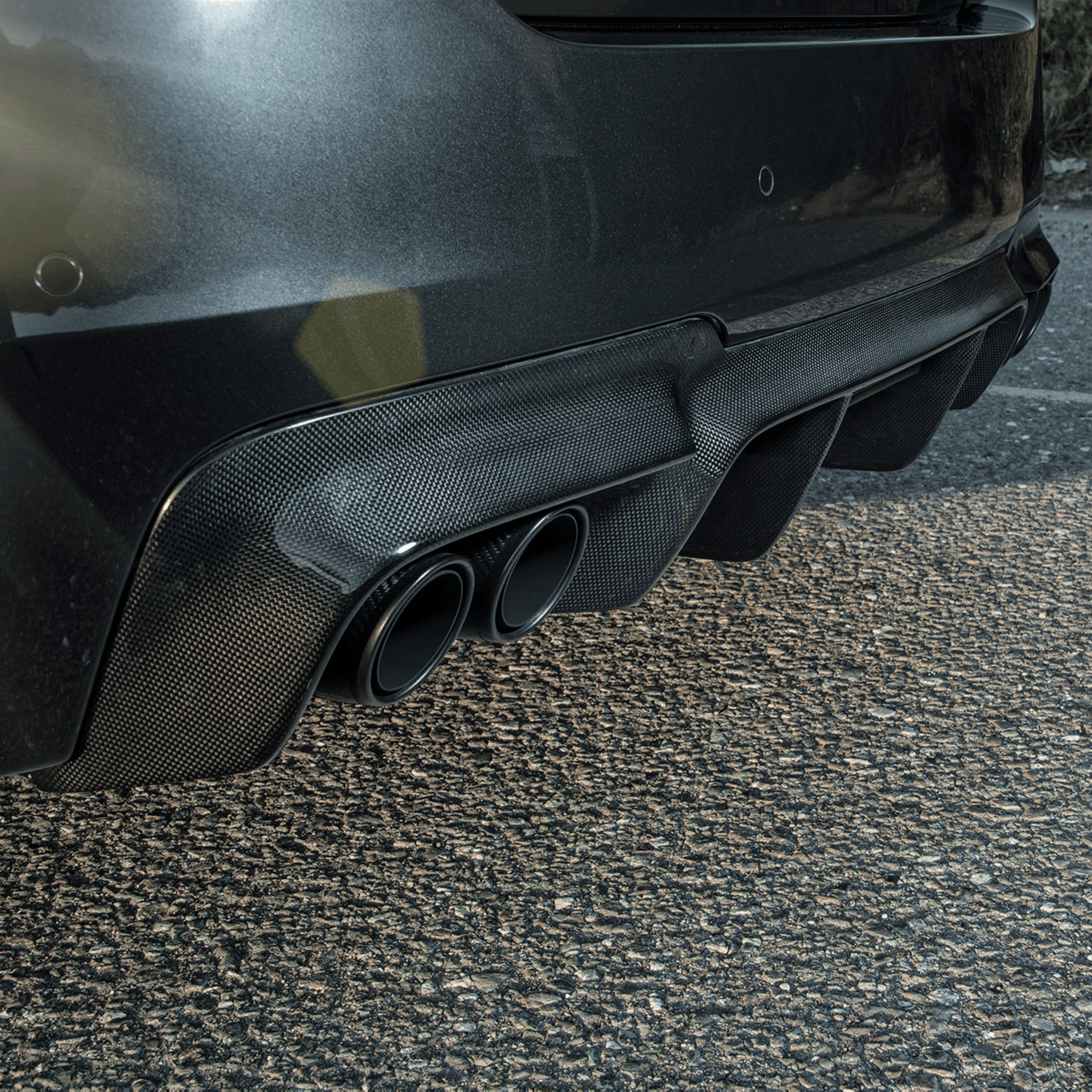 BMW F10 M5 Carbon Fiber Rear Diffuser - High Performance Aero Upgrade for Enhanced Style & Downforce | Perfect for Track Days & Car Shows