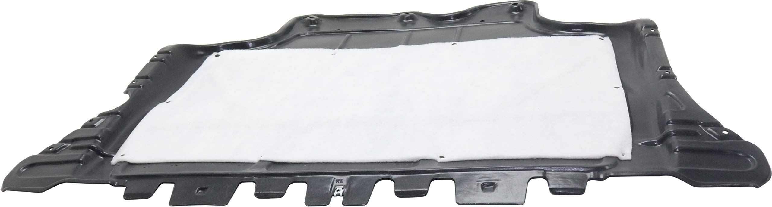 Go-Parts Engine Splash Shield - Compatible with Volkswagen Golf 2015-2015, Jetta 2019-2023 (Excluding GLI), Audi A3 2015-2020 | Front Under Cover Replacement for 2.0L Turbo Models | Protects Engine from Road Debris & Water Splash