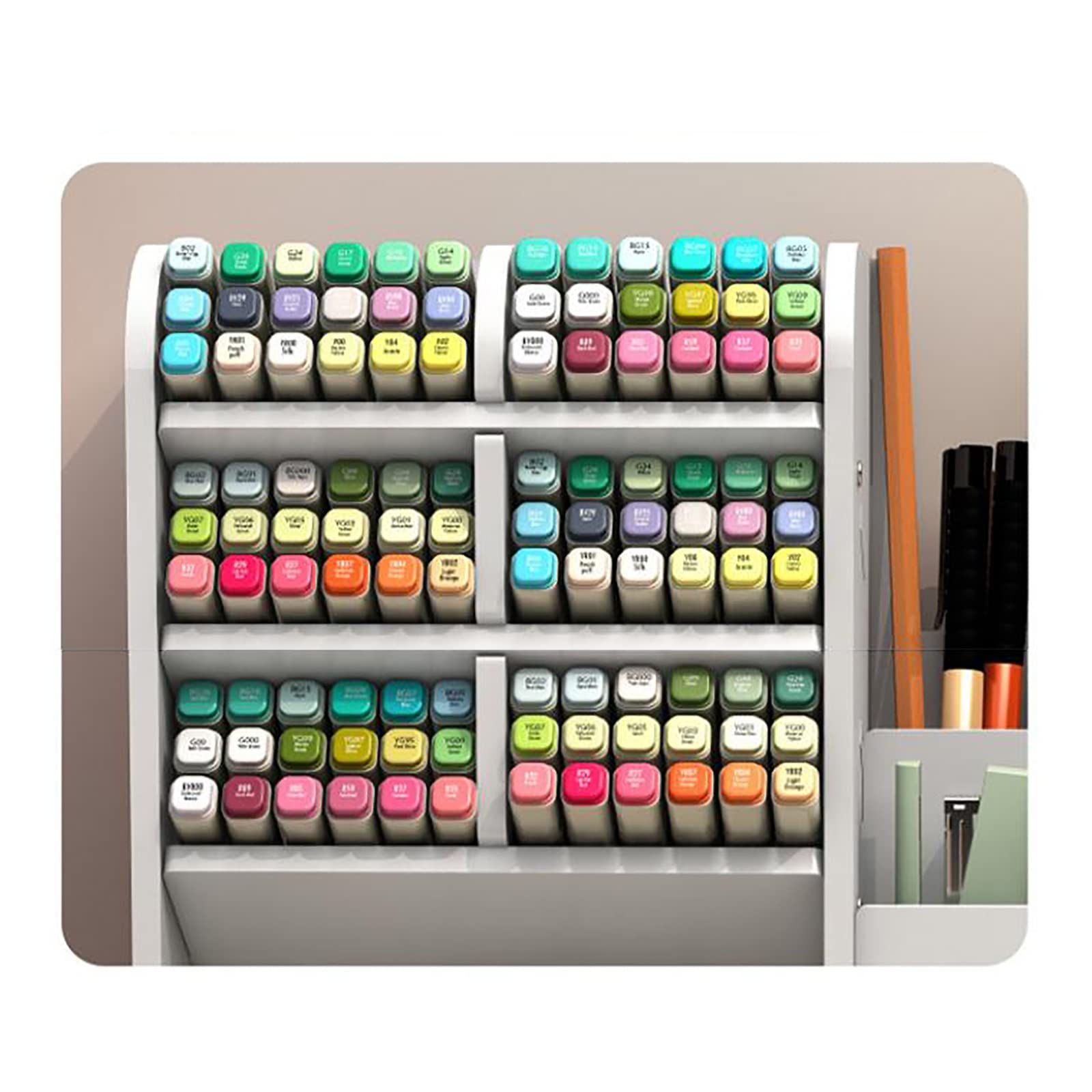 Multifunctional Desktop Pen Organizer Holder - DIY Stationery Storage for School, Office & Home - Perfect for Students, Professionals & Home Workspaces