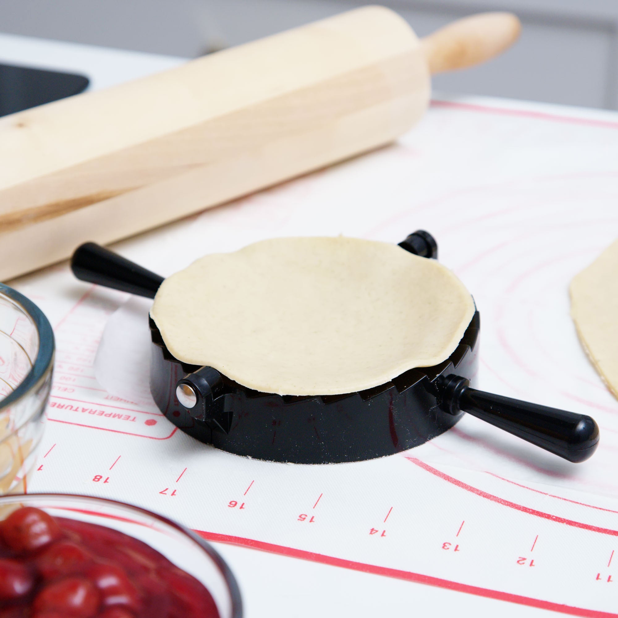 3-Piece Dumpling Press Set - Stainless Steel Dumpling Maker for Homemade Dumplings, Wontons & Gyoza - Perfect for Asian Cooking, Family Meals & Party Food Prep