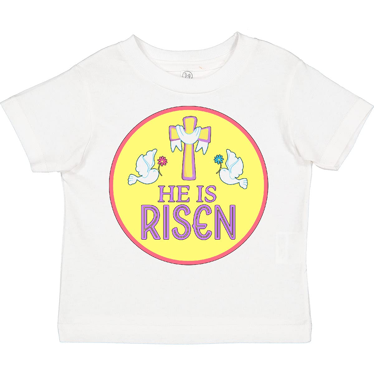 He is Risen Easter Toddler T-Shirt - Cute Christian Baby Outfit for Church, Egg Hunt & Family Photos
