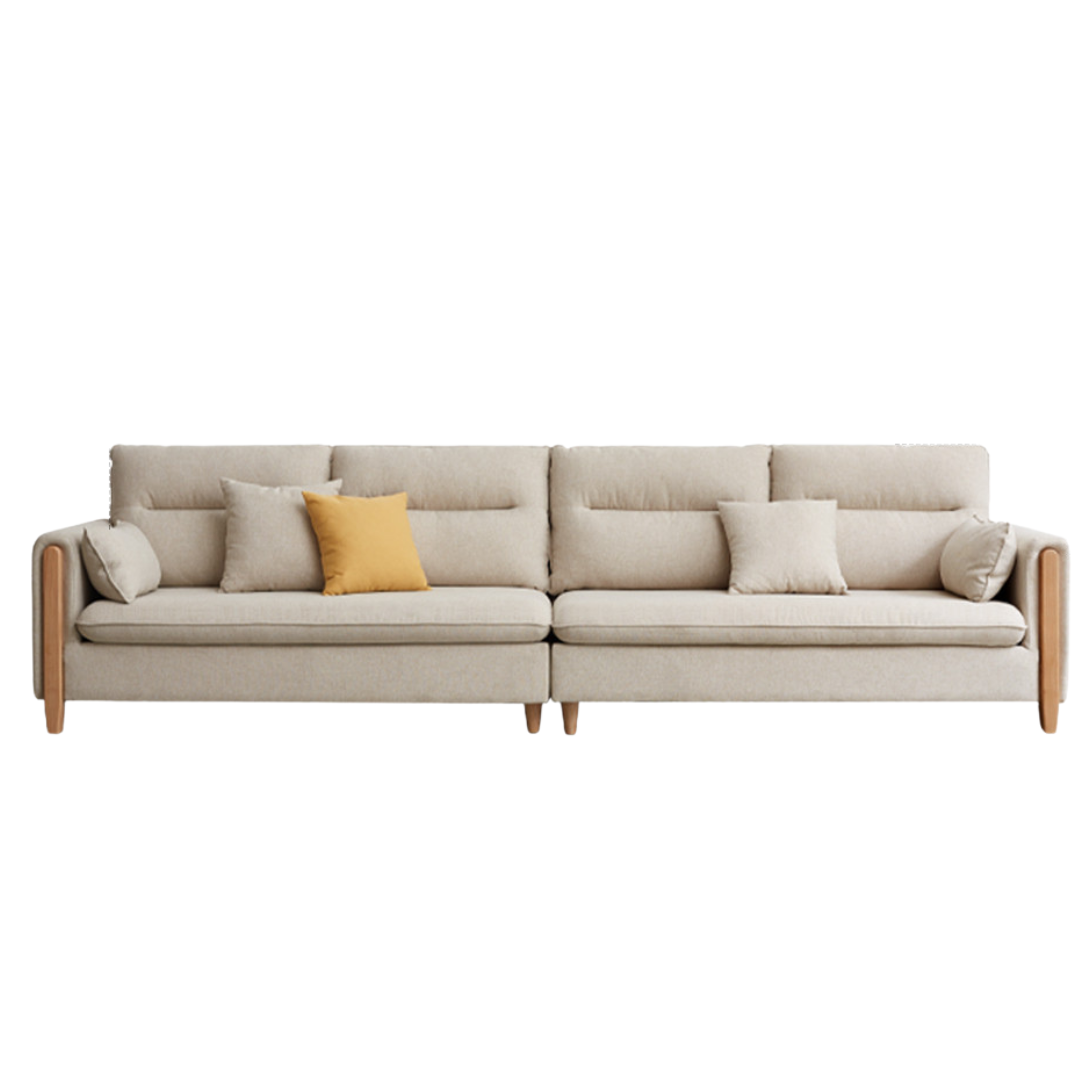 125.98x34.25x35.43 inch / 320x87x90cm / white color / four seats