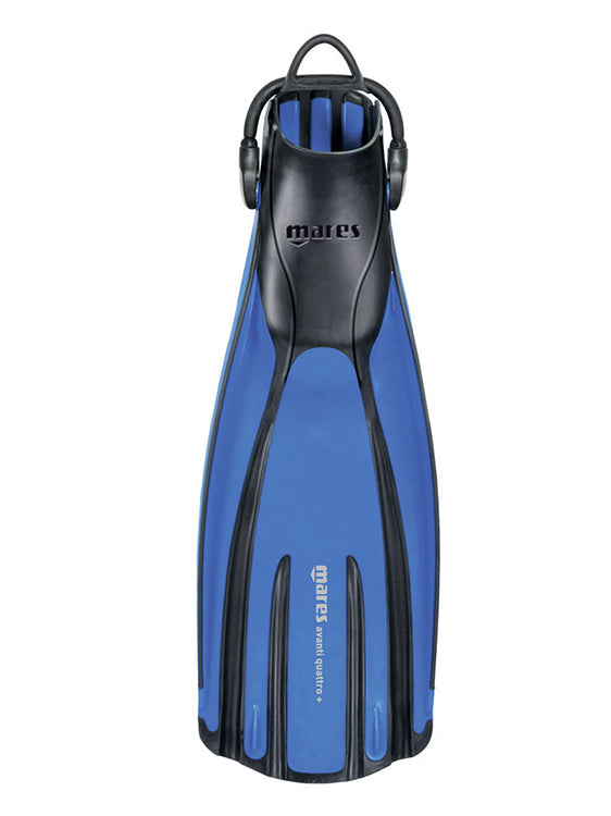 Mares Avanti Quattro Plus Scuba Diving Fins - Professional Open Heel Swim Fins for Snorkeling, Freediving & Scuba - Perfect for Ocean Adventures & Water Sports