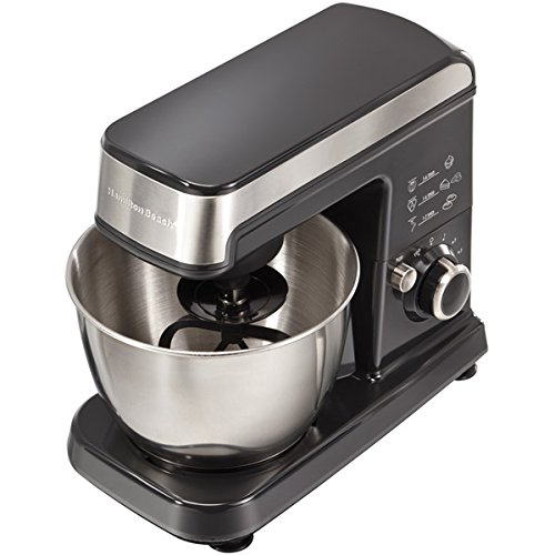 Hamilton Beach 6-Speed Stand Mixer 300W (Model 63326) - Powerful Electric Kitchen Mixer for Baking Cakes, Cookies & Dough - Perfect for Home Bakers & Professional Chefs