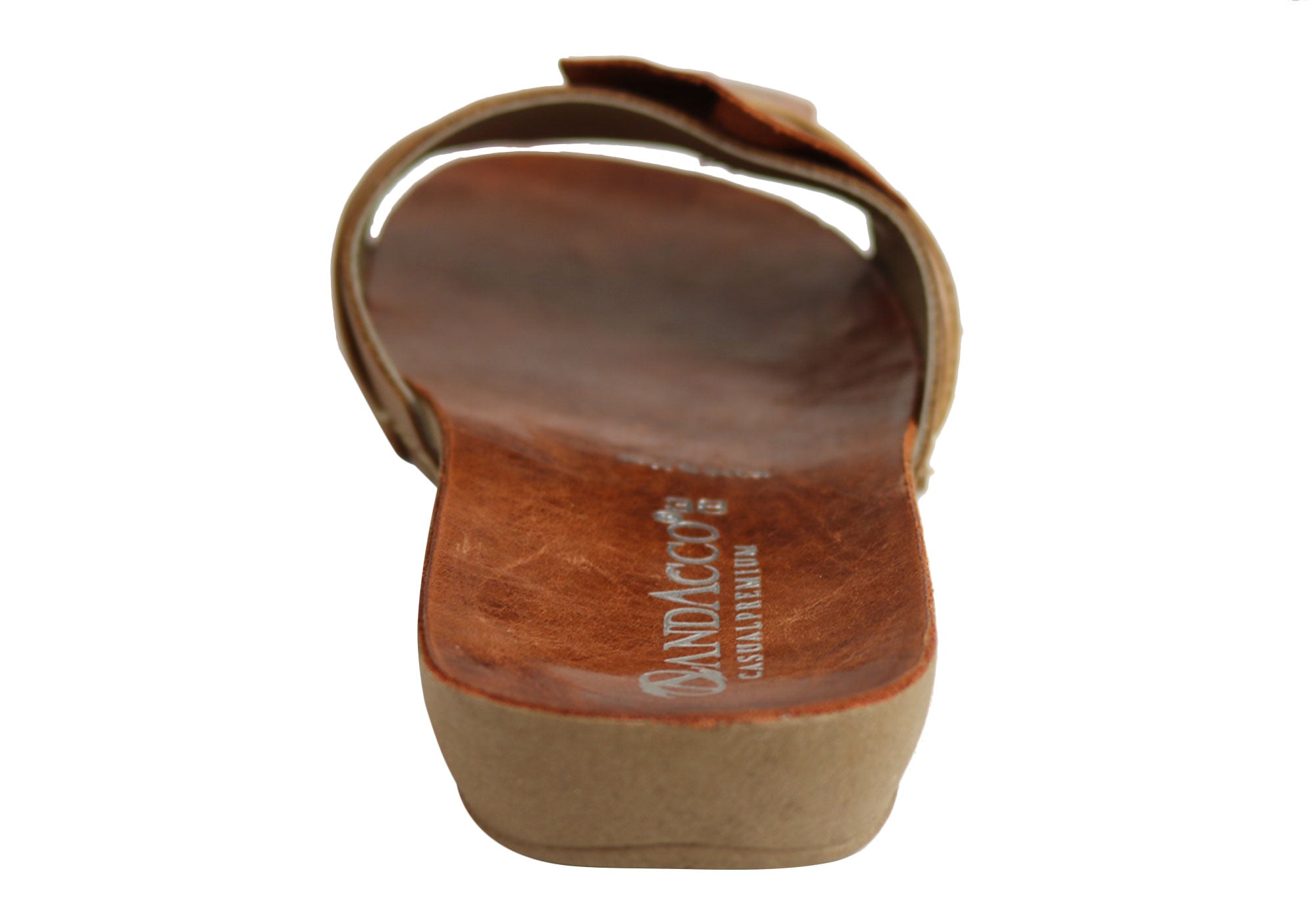 Andacco Women's Comfortable Leather Slide Sandals - Handmade in Brazil - Perfect for Beach, Pool, and Summer Casual Wear