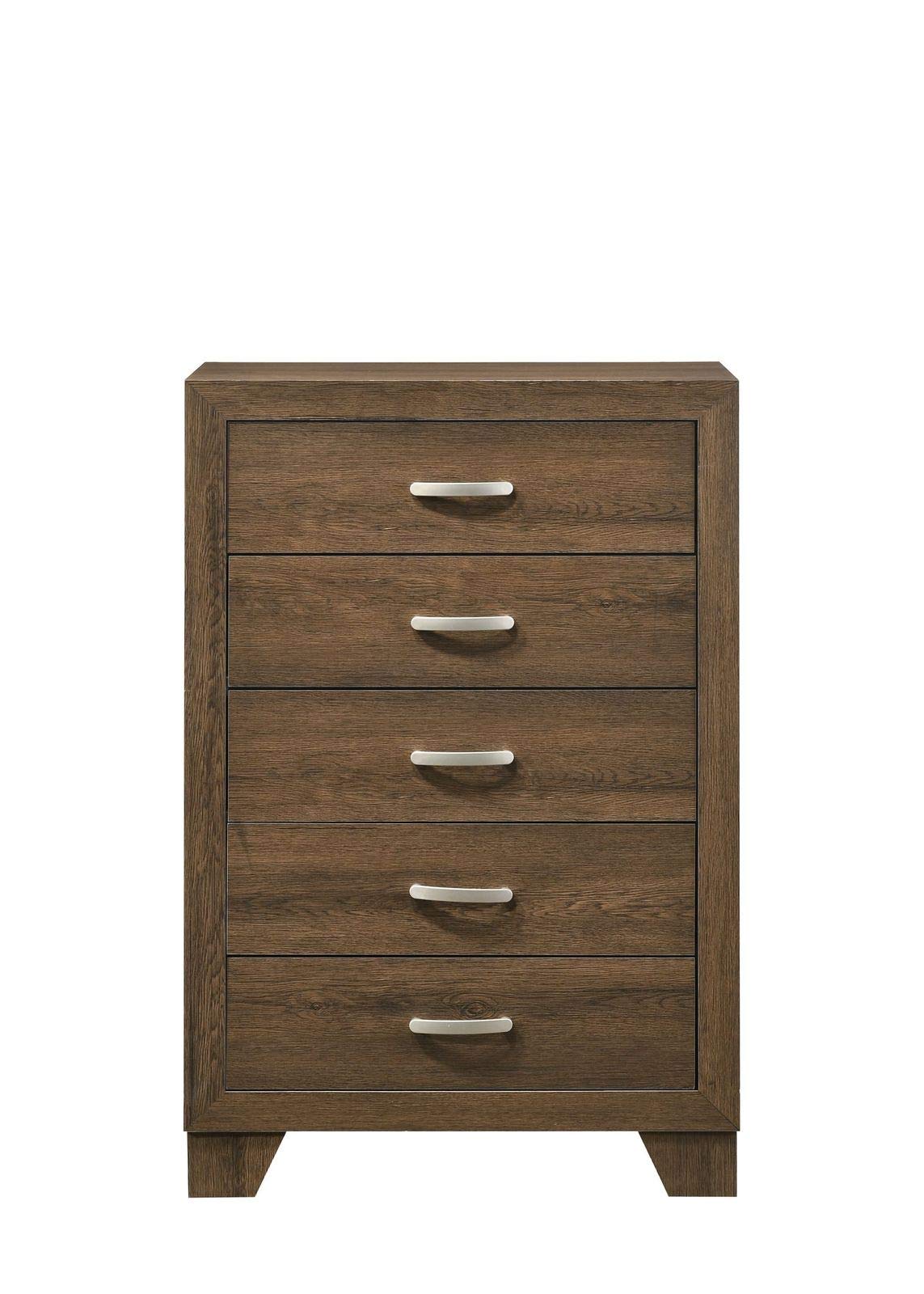 Knocbel 5-Drawer Wooden Dresser Chest - 32