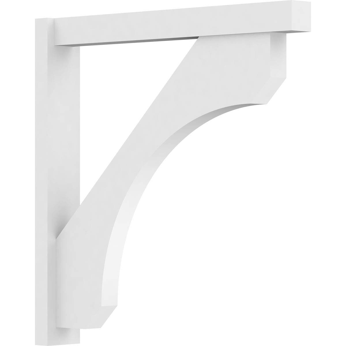Ekena Millwork OUTP05X36X36LEC05 Legacy Architectural Grade PVC Outlooker with Block Ends - 5