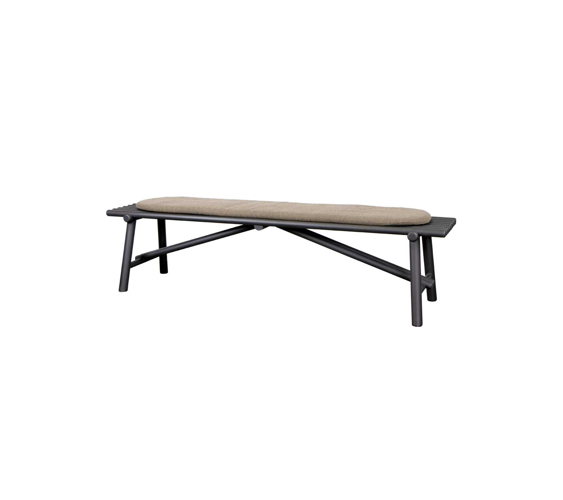 Sturdy Wooden Sticks Bench - Handcrafted Outdoor Garden Bench for Patio, Backyard, and Park Seating - Perfect for Relaxing and Entertaining Outdoors