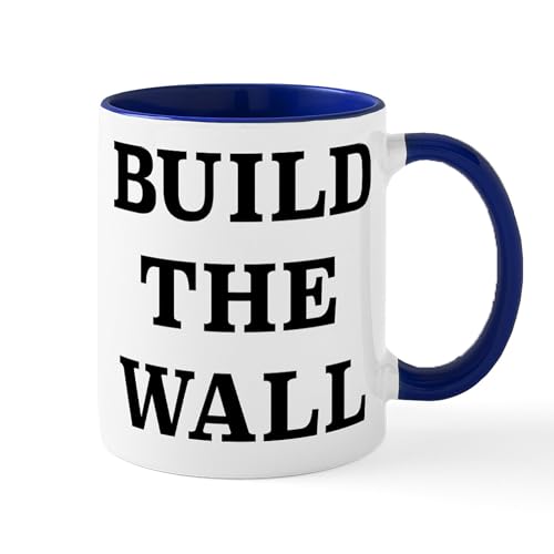 White/Navy Inside - Build The Wall