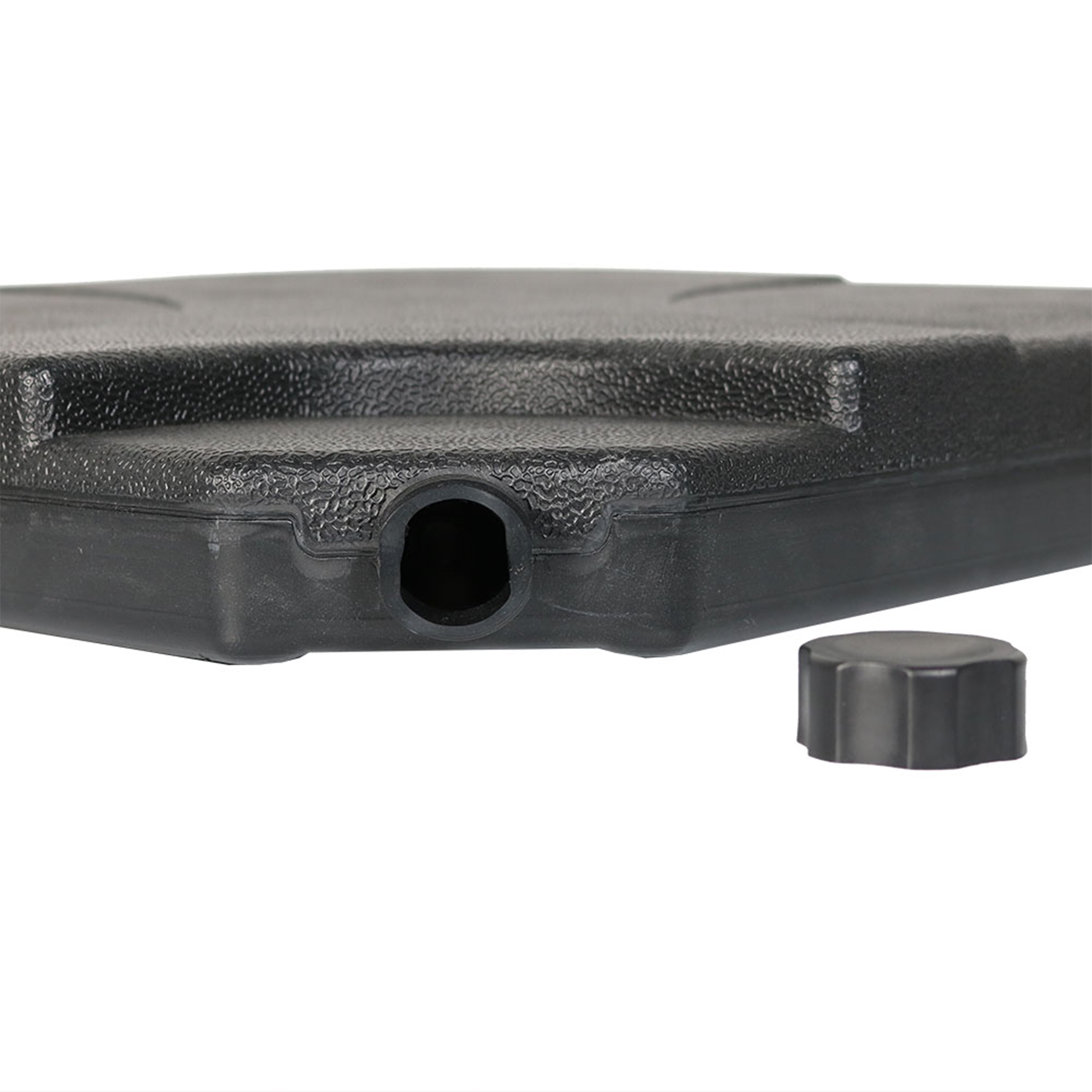 Heavy Duty Cantilever Umbrella Base Plates - Set of 4 for Sand or Water Weight - Perfect for Patio, Poolside, and Outdoor Events