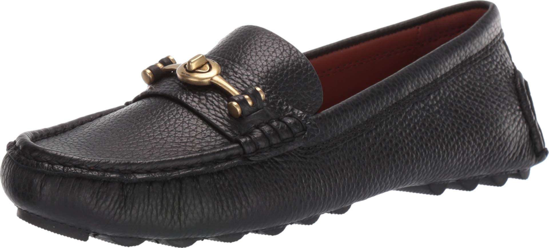 COACH Crosby Driver Loafers for Men - Genuine Leather Slip-On Shoes with Comfort Cushioning - Perfect for Business, Casual & Office Wear
