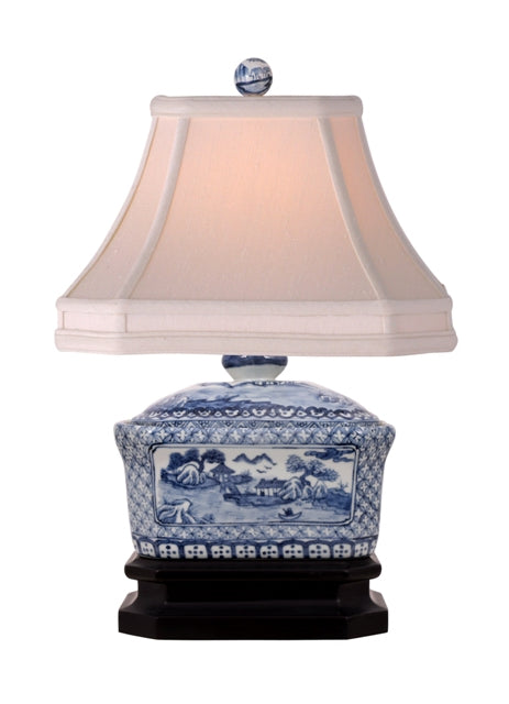 Asian Inspired Ceramic Table Lamp - Handcrafted Home Decor for Living Room, Bedroom & Office