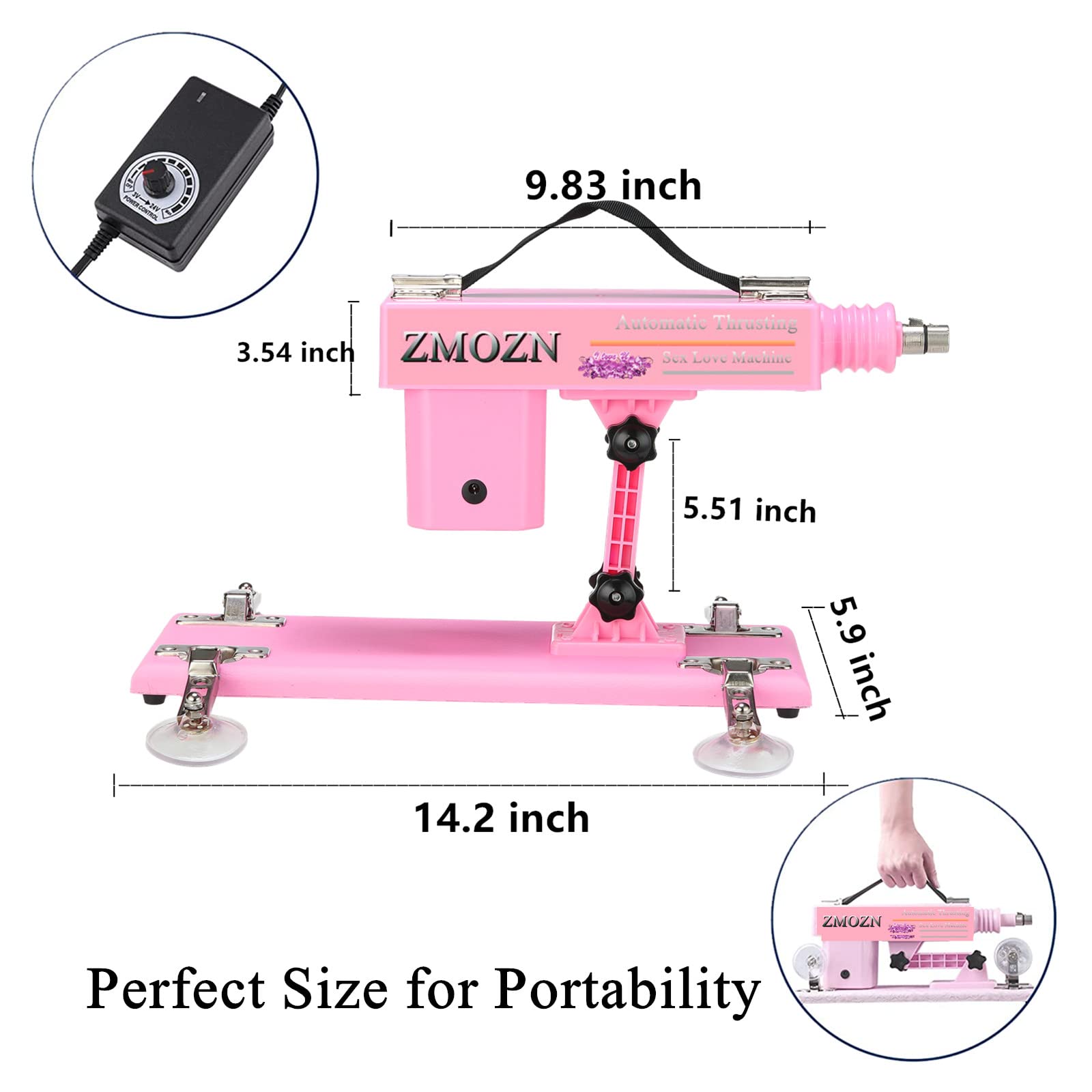 Automatic Love Machine for Women - Hands-Free Thrusting Sex Toy with 6 Attachments & Realistic Dildo, 3 XLR Connector - Perfect for Solo Play, Couples Fun & BDSM Scenes