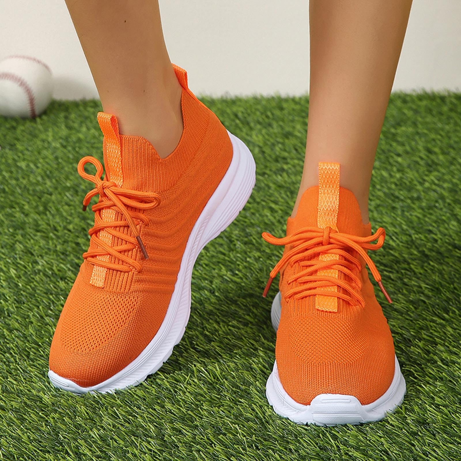 Women's Slip-On Walking Shoes - Lightweight Breathable Running Sneakers for Casual, Workout & Tennis | Perfect for Gym, Jogging & Daily Wear