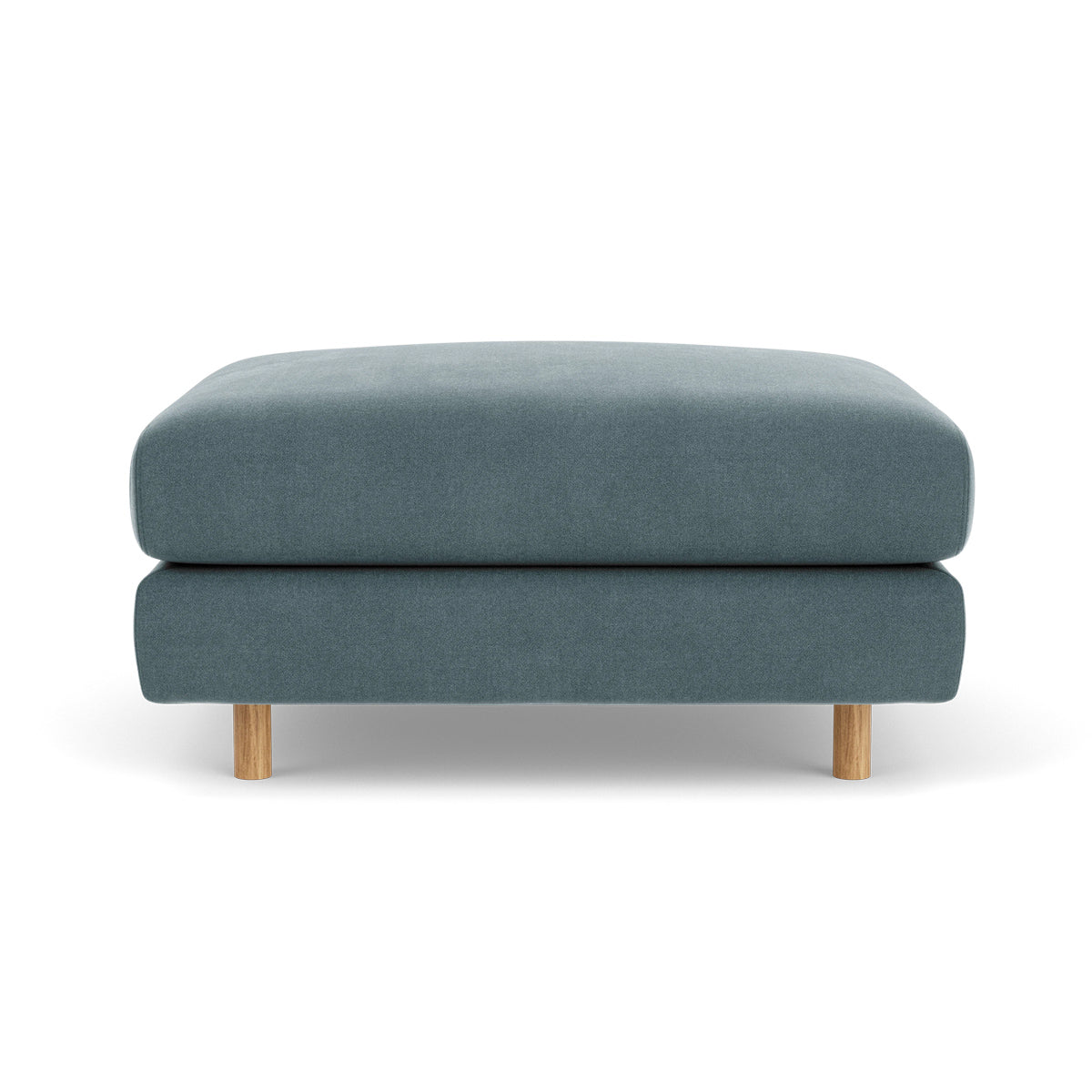 Dylan Fabric Ottoman - Soft and Stylish Footrest, Storage Bench, Living Room Accent Piece - Perfect for Small Spaces, Bedroom, or Lounge Area