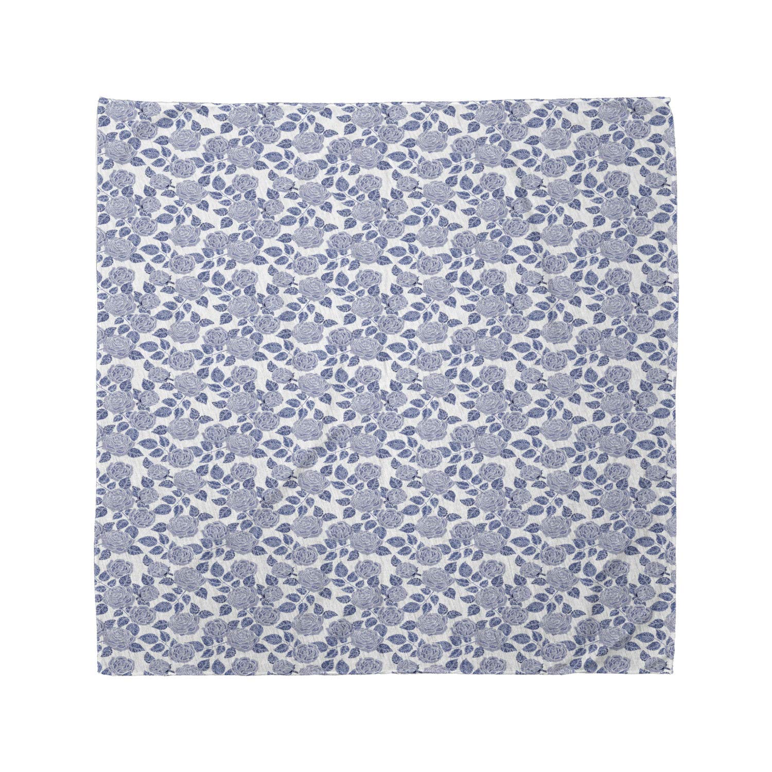 Ambesonne Rose Bandana - Monochrome Romantic Petals Unisex Head & Neck Scarf for Women & Men | Perfect for Outdoor Activities, Music Festivals & Fashion Accessories