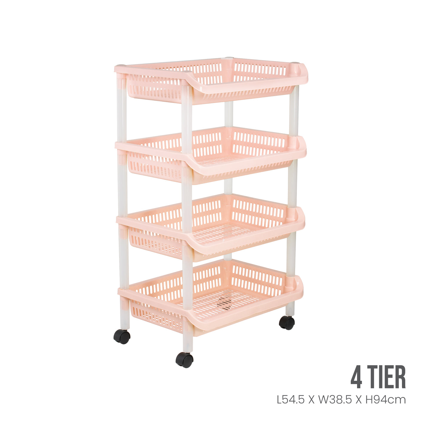 4-Tier XL Document Organizer - Heavy Duty File Rack for Office, Home & School - Perfect for Letter/A4 Size Papers, Folders & Binders (Black, 995 4)