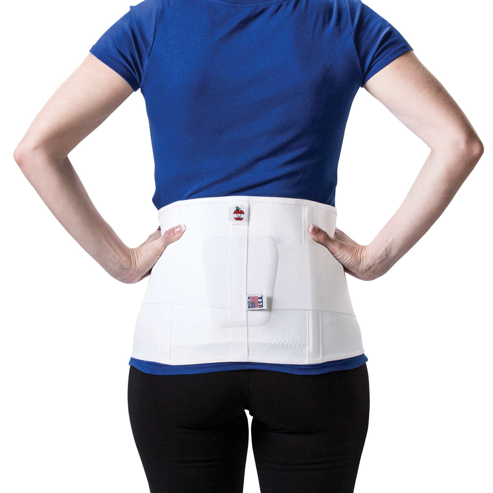Triple Action Elastic Back Support Belt with Comfort Pad - Relieve Lower Back Pain for Work, Sports & Daily Activities