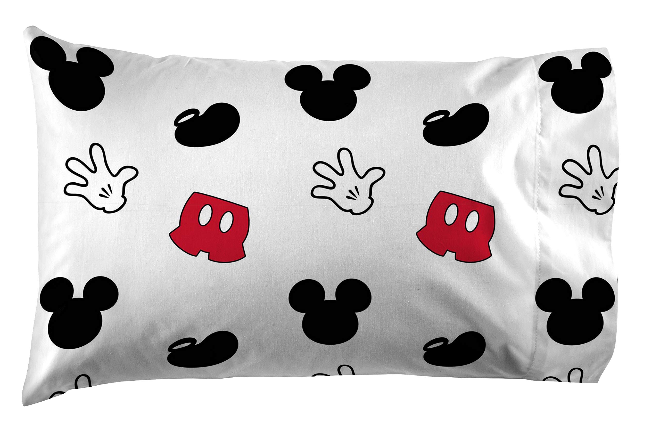 Disney Mickey Mouse 5-Piece Full Bedding Set - Super Soft Fade Resistant Polyester Comforter & Sheet Set - Official Licensed Disney Product - Perfect for Kids' Rooms, Dorm Decor & Disney Themed Bedrooms