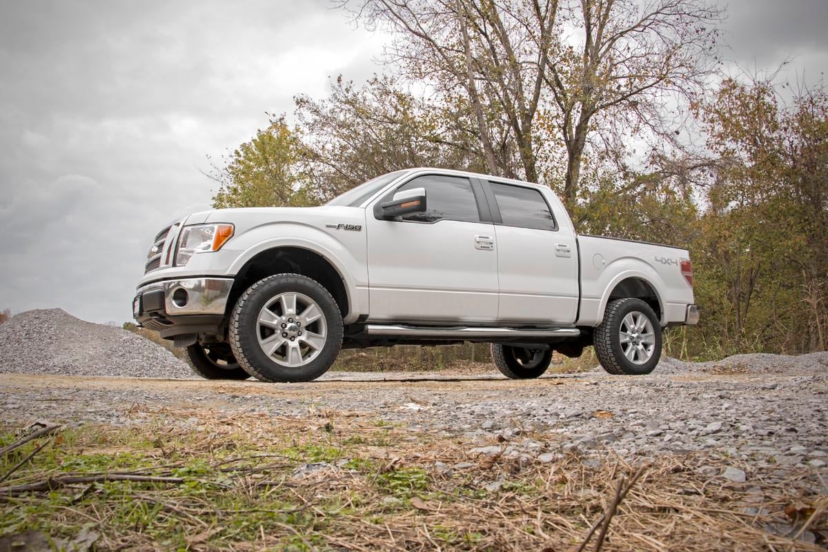 2 Inch Lift Leveling Kit for Ford F-150 2WD/4WD (2009-2013) - Red (568RED) - Improve Ground Clearance & Off-Road Performance