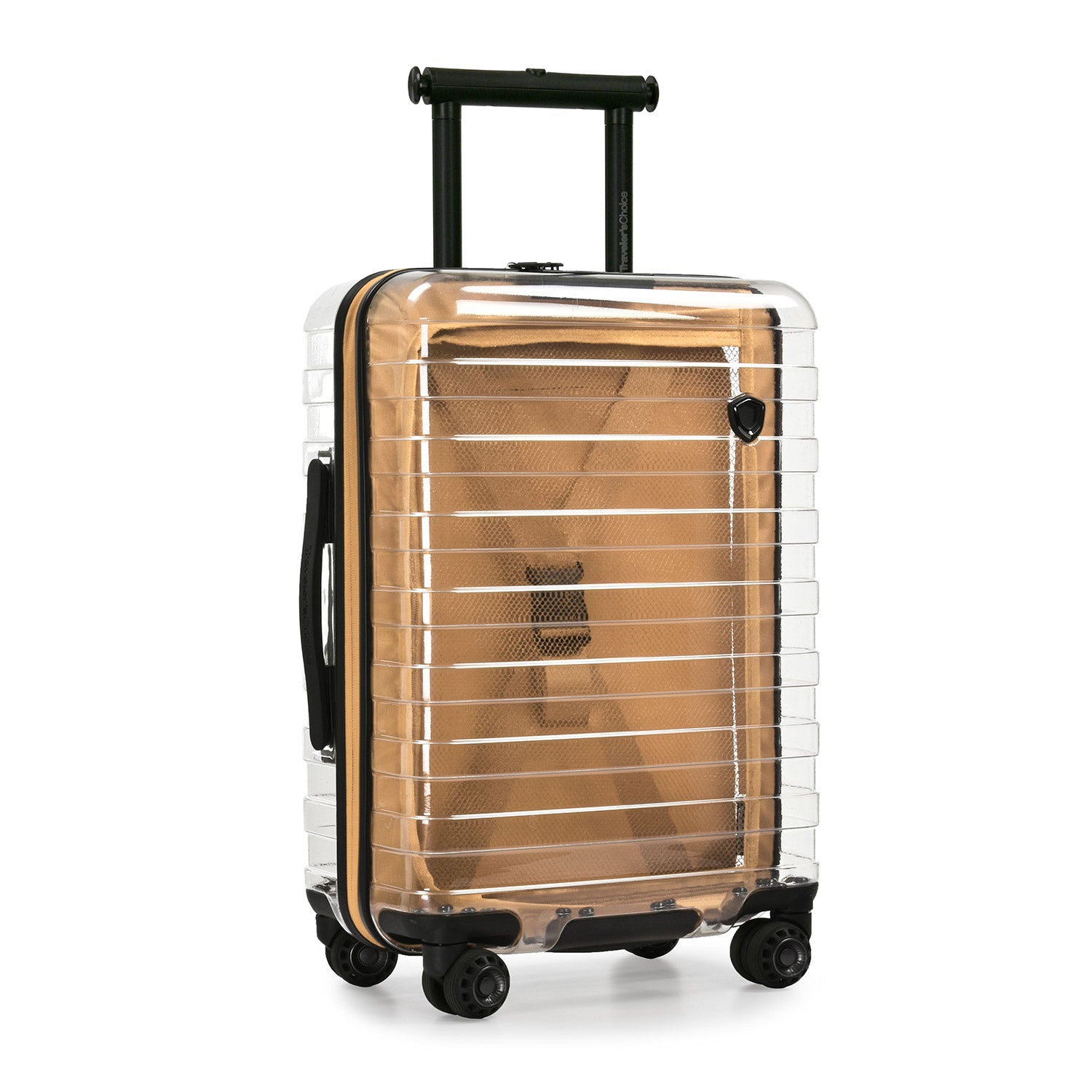 Millennial II Clear Transparent Carry On Luggage - Lightweight Durable Suitcase for Travel, Business Trips & Weekend Getaways