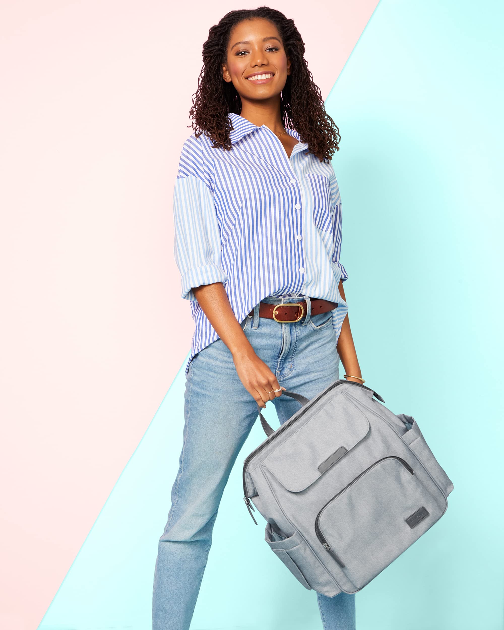 Carter's Simple Joys Unisex Baby Diaper Backpack - Waterproof, Spacious & Lightweight for Everyday Use | Perfect for Travel, Daycare & On-the-Go Parents
