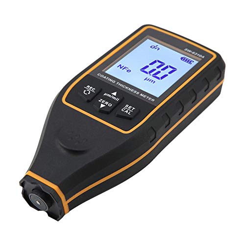 Digital Car Paint Thickness Gauge 0-1700μm with Calibration Block - 25x25mm Auto Coating Thickness Tester for Enamel, Detailing & Body Shop Measurements | Perfect for Vehicle Inspection, Used Car Evaluation & Paint Quality Control