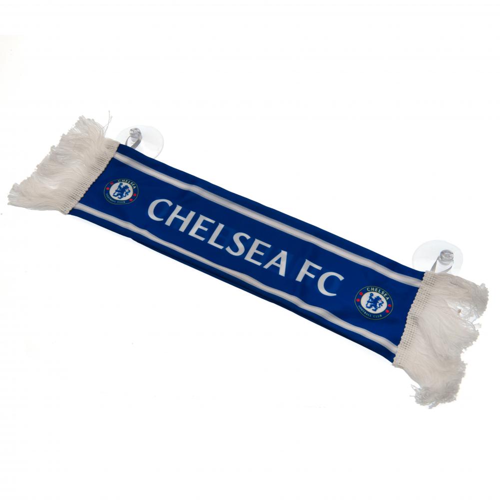 Chelsea Mini Car Scarf - Soft Plaid Wool Scarf for Women & Men - Perfect for Winter Driving, Football Games & Outdoor Activities