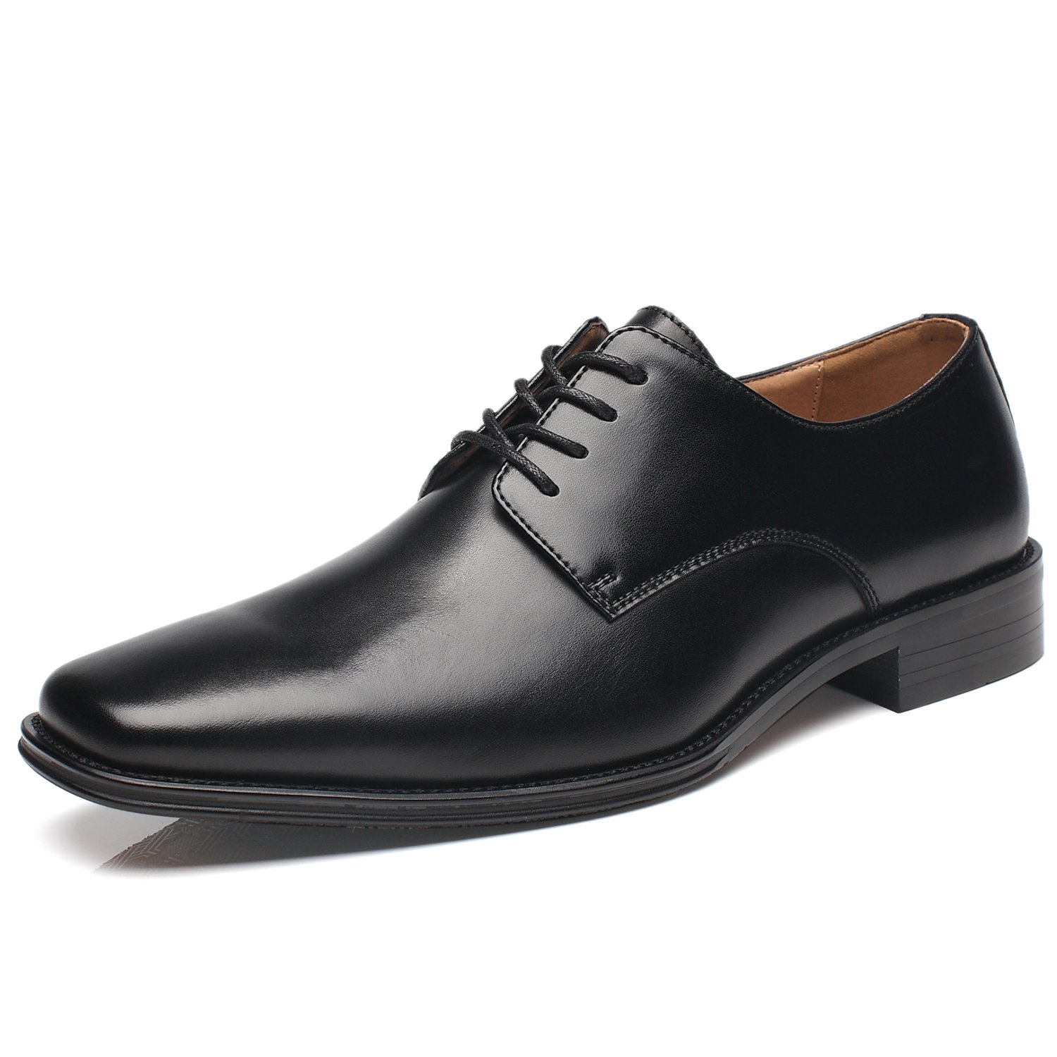 NXT NEW YORK Men's Leather Oxford Dress Shoes - Comfortable Lace-Up Formal Business Shoes for Work, Weddings & Office Wear
