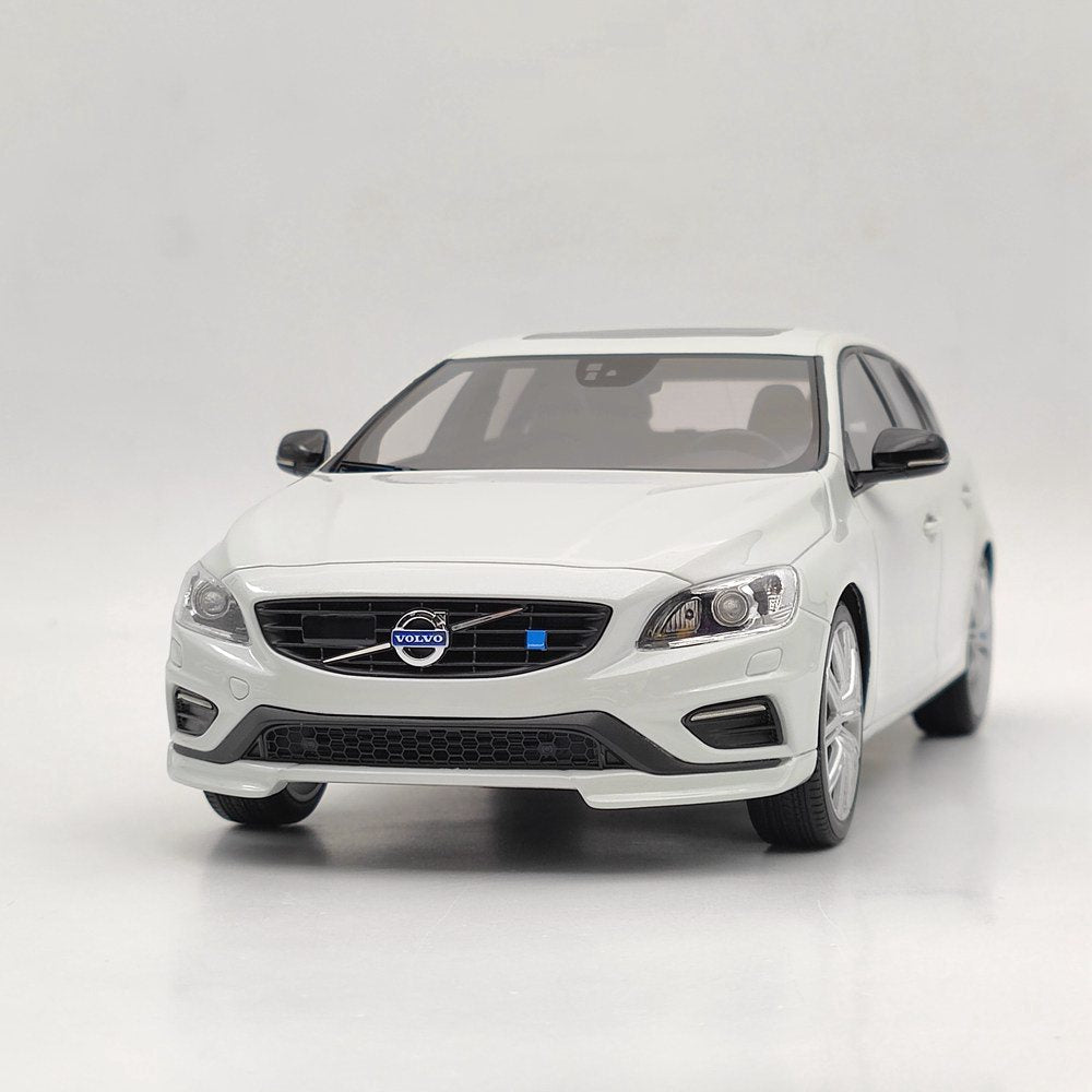 1/18 Scale Volvo V60 Polestar Engineered Resin Die-Cast Model Car - White Collectible Toy for Adults & Kids | Perfect for Display, Gifts & Car Enthusiast Collections