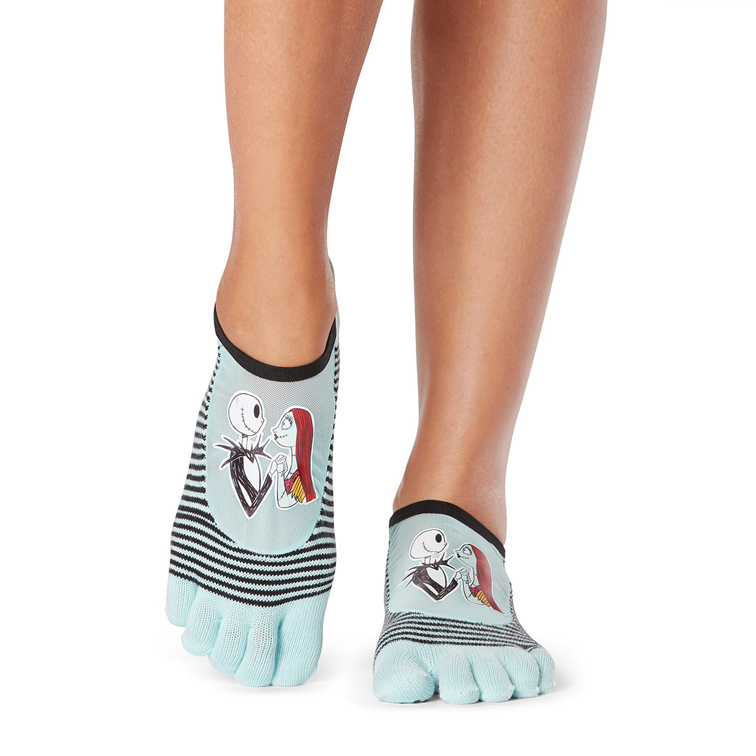 Disney Luna Grip Socks by ToeSox - Non-Slip Yoga Socks for Pilates, Barre & Dance - Perfect for Workouts, Studio Classes & Home Fitness
